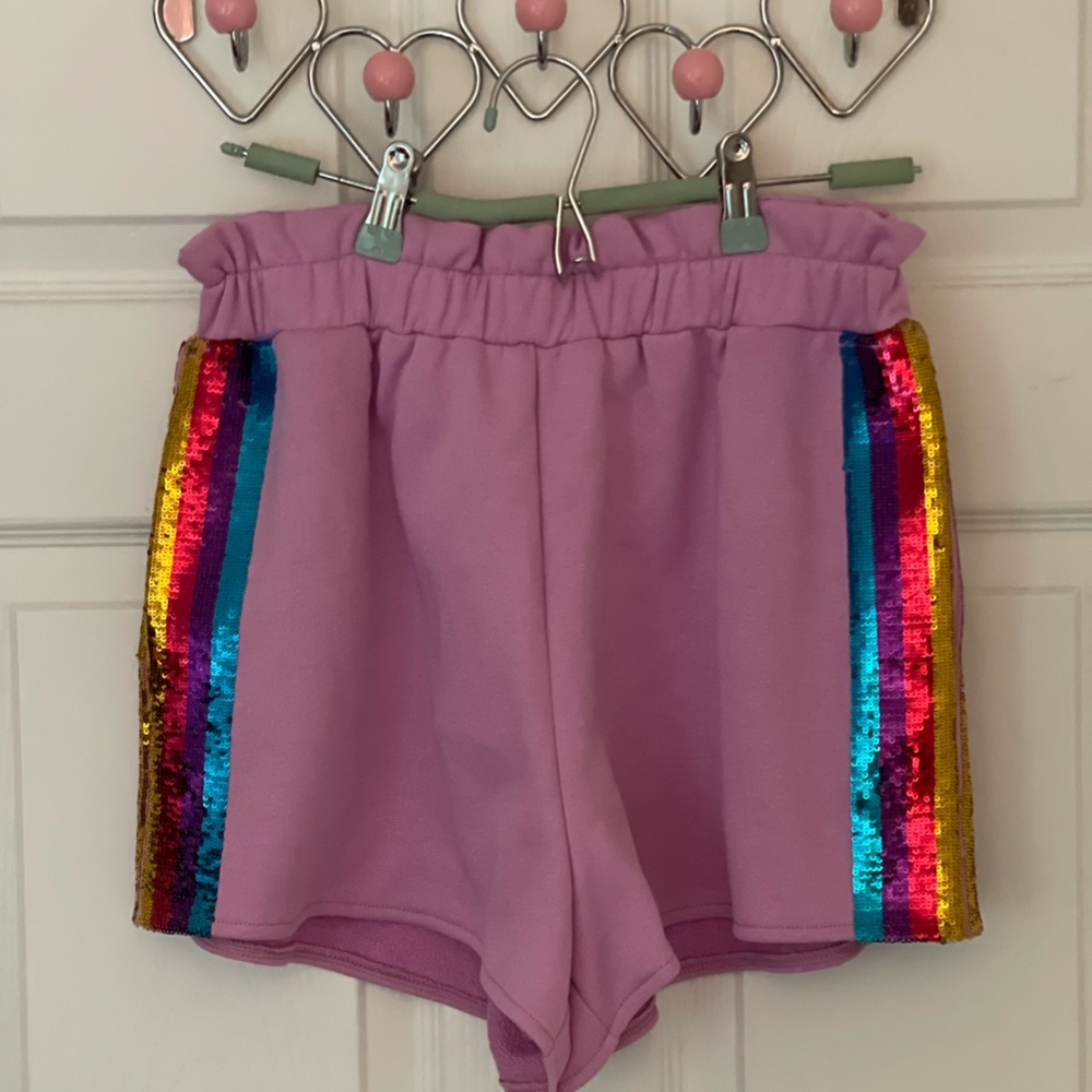 Queen of Sparkles Pink Shorts (New w/ Tags!) - Picture 9 of 10